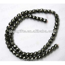 8x8MM Loose Magnetic Hematite 6Faced Twist Beads 16"
